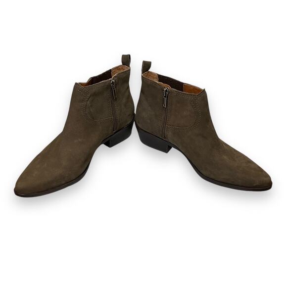 Lucky Brand Hikalli brown suede leather ankle boot NEW - Picture 3 of 10